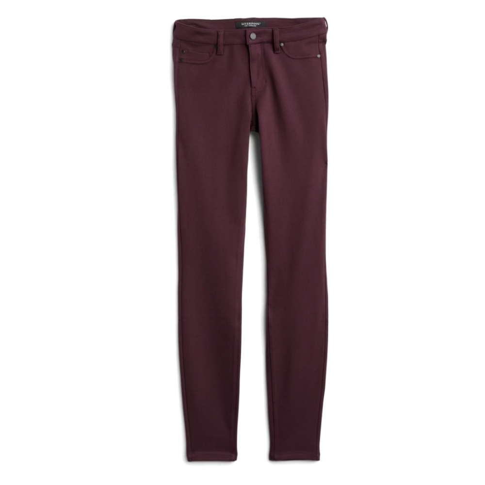 Liverpool Anita Skinny Pant in plum
